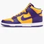Кросівки чоловічі Nike Dunk Hi Retro Violet/Yellow Dd1399-500