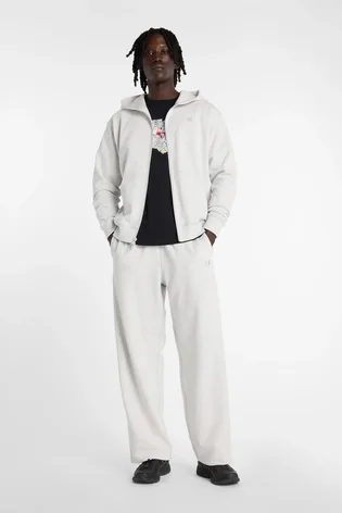 Толстовка мужская New Balance Athletics French Terry Full Zip Grey MJ53506AHH