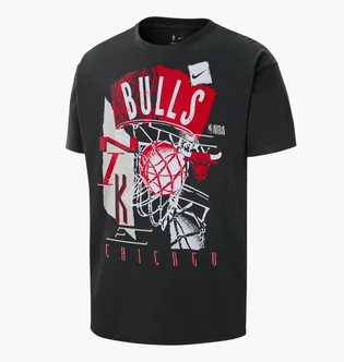 Футболка мужская Nike Chicago Bulls Courtside Black HV5640-010