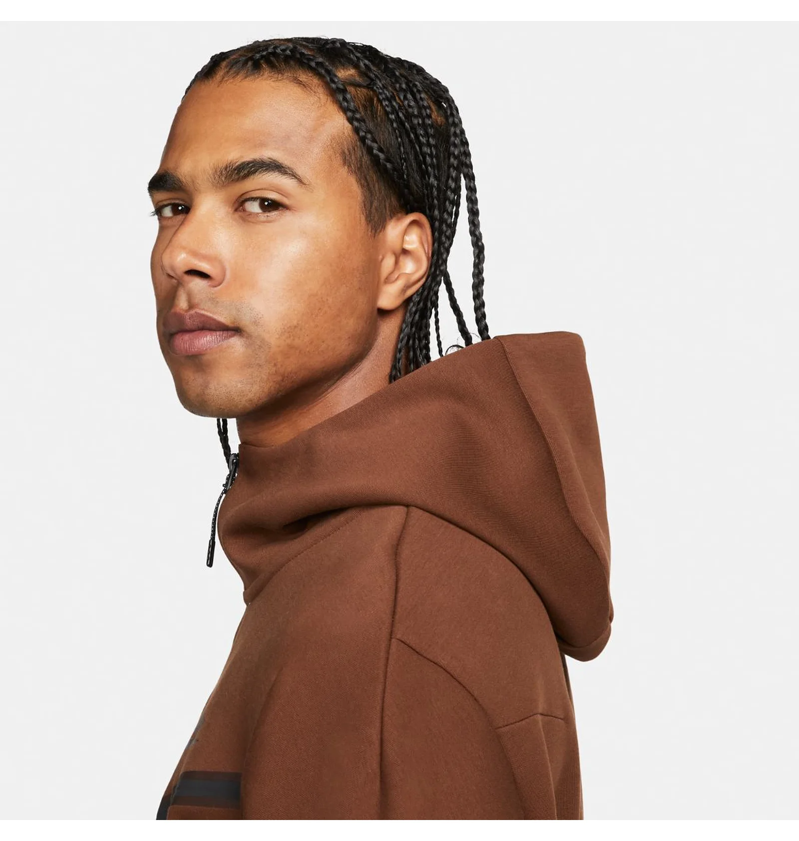 THROW snood ブラウン フリー ᐉ Толстовка мужская Nike M Nsw Tch Flc Hoodie Fz Wr Brown Cu4489