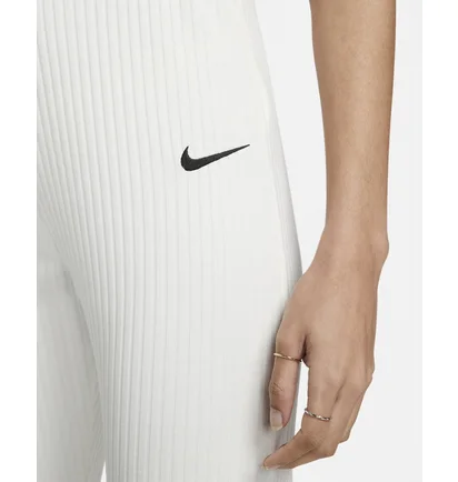 Штани жіночі Nike Sportswear WomenS High-Waisted Ribbed Jersey Pants White DV7868-133