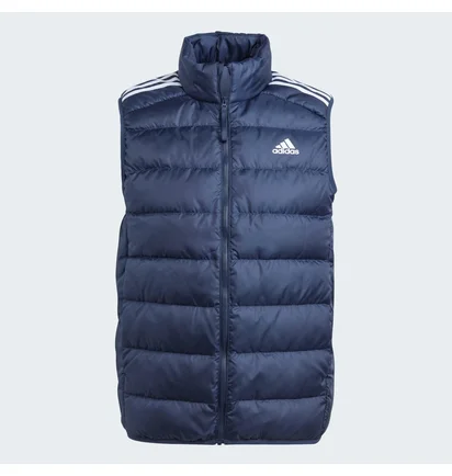 Жилетка мужская Adidas Essentials 3-Stripes Light Down Vest Blue IK3210