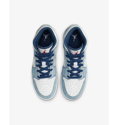Кросівки дитячі Air Jordan 1 Mid Gs Light Blue/White Dr6235-401