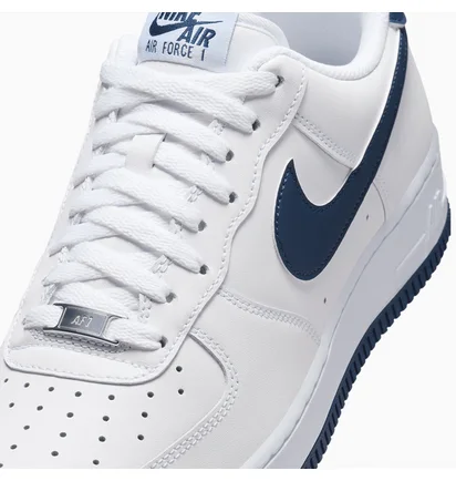 Кросівки чоловічі Nike Air Force 1 `07 White Navy White FJ4146-104