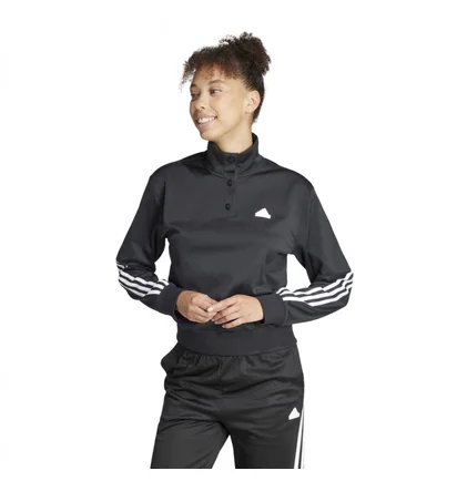 Кофта женская Adidas W Iconic 3S Tt Black IT4828