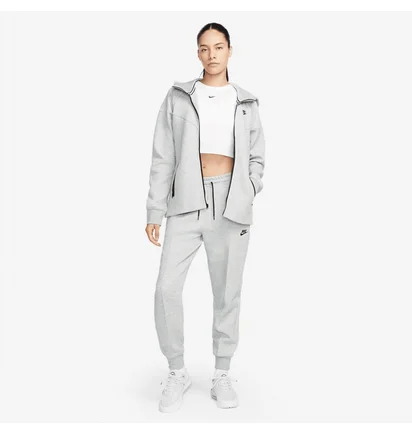Толстовка женская Nike Sportswear Tech Fleece Windrunner Full-Zip Hoodie Grey FB8338-063