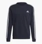 Свитшот мужской Adidas Essentials French Terry 3-Stripes Sweatshirt Blue GK9079