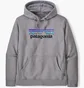 Худи мужское Patagonia P-6 Logo Uprisal Hoody Gravel Heather Grey GLH39622