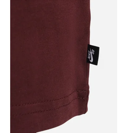 Футболка чоловіча Nike Sb Logo Skate T-Shirt Bordo CV7539-619