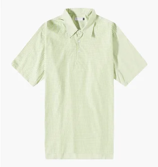 Рубашка мужская Pop Trading Company Italo Green POPSS23_03-007