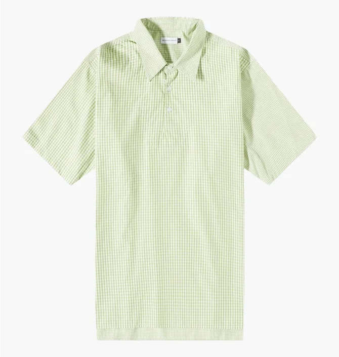 Сорочка чоловіча Pop Trading Company Italo Green POPSS23_03-007