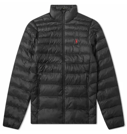 Пуховик мужской Polo Ralph Lauren Recycled Lightweight Down Jacket Black 710810897012