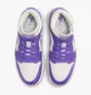 Кроссовки женские Air Jordan 1 Mid WomenS Shoes White/Violet BQ6472-504