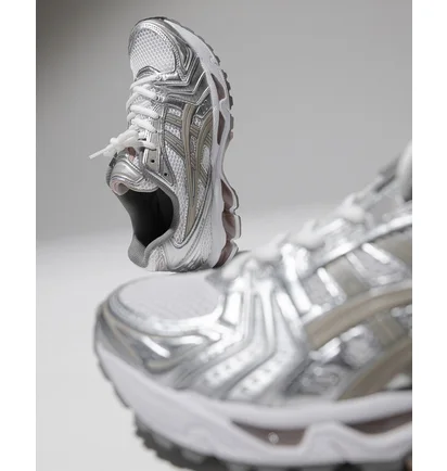 Кросівки унісекс Asics Gel-Kayano 14 White/Metallic 1202A056-106