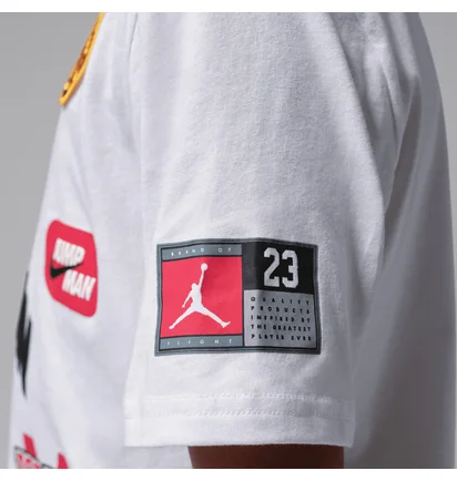 Футболка дитяча Air Jordan Dynasty Patch White 95F385-001