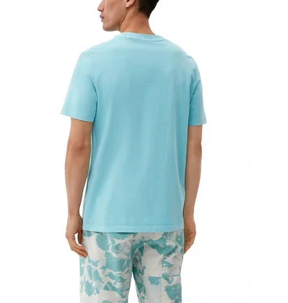 Футболка чоловіча S.Oliver Light Blue 2129866-6120
