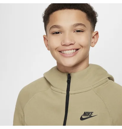 Толстовка детская Nike Tech Fleece Kids Olive FD3285-276