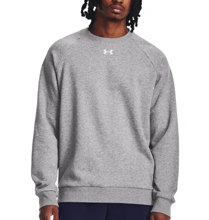 Свитшот мужской Under Armour Sweatshirt Ua Rival Fleece Crew-Gry Grey 1379755-025