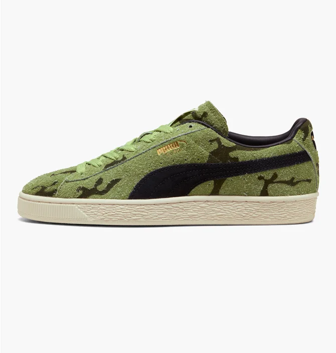 Кросівки чоловічі Puma Suede Flock Green 406919-03