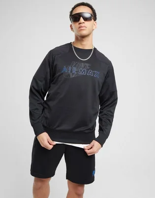 Світшот чоловічий Nike Air Max Pk Crew Black FV5444-010