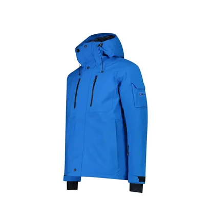 Куртка мужская CMP Fix Hood Mechanical Str Blue 34W3917-L822