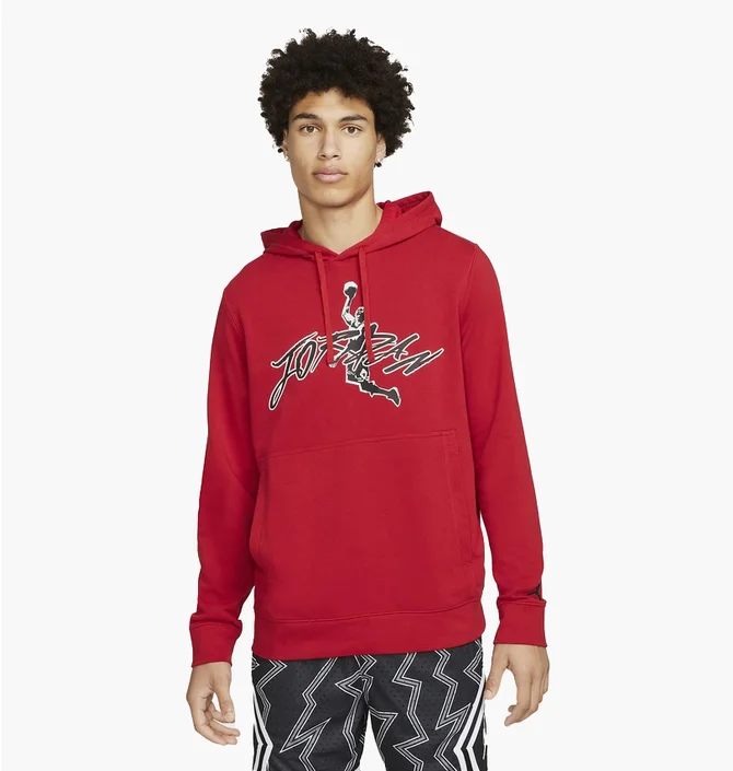 Худи мужское Air Jordan Mens French Terry Pullover Hoodie Red Dj0634-687