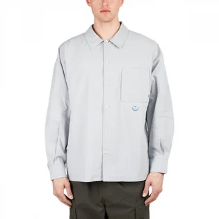 Рубашка унисекс Liberaiders Poplin Longsleeve Shirt Grey 711042201