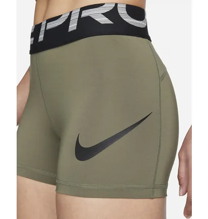 Шорты женские Nike W Np Df Grx Short 3 Green Dm7687-222