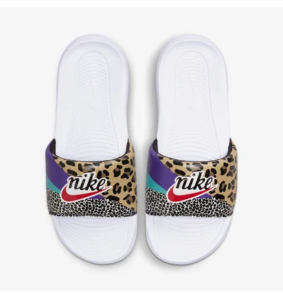 Тапочки жіночі Nike Victori One Slide Print White CN9676-104