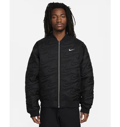 Куртка чоловіча Nike Sportswear Swoosh Quilted Jacket Black FV6151-010