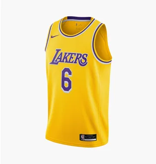 Майка чоловіча Nike Nba Icon Edition Swingman Jersey Los Angeles Lakers Lebron James Yellow CW3669-738