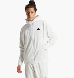 Олімпійка чоловіча Adidas Z.N.E. Woven Full-Zip Hooded Track Top White IN1843