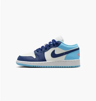 Кросівки дитячі Air Jordan 1 Low Chill White/Blue 553560-149