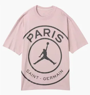 Футболка мужская Air Jordan Psg Ss Logo Pink HV3411-627