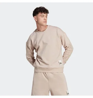 Свитшот мужской Adidas Sportswear Lounge Fleece Sweatshirt Beige IA9362