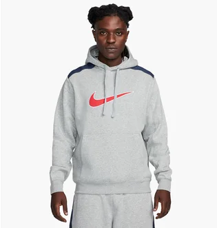Худі чоловіче Nike M Nsw Sp Flc Hoodie Bb Grey FN0247-064