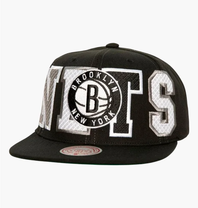 Кепка чоловіча Mitchell & Ness Brooklyn Nets Varsity Bust Black HHSS6461-BNEYYPPPBLCK