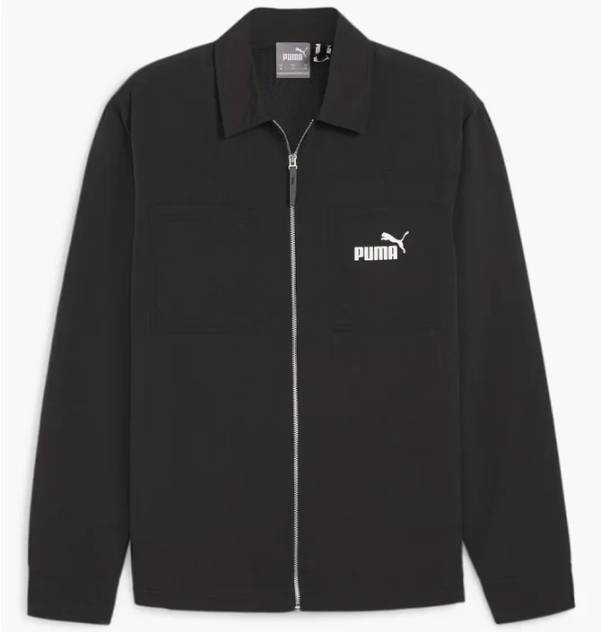 Олимпийка мужская Puma Shirt Jacket Black 623681-01