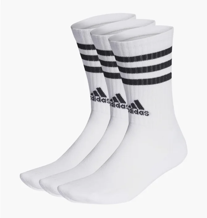 Шкарпетки унісекс Adidas 3S C Spw Crw White (3 пари) HT3458
