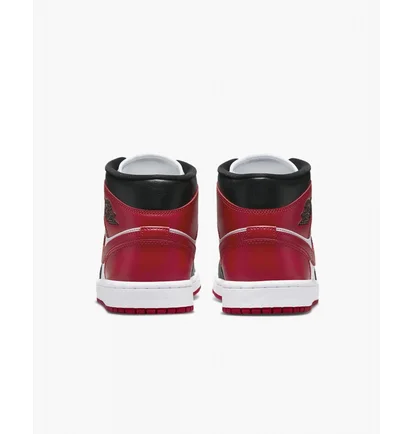 Кросівки жіночі Nike Air Jordan 1 Mid Red/White Bq6472-079