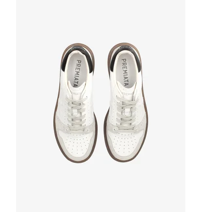 Кроссовки мужские Premiata Quinn Var.7098 White/Beige QUINN-7098