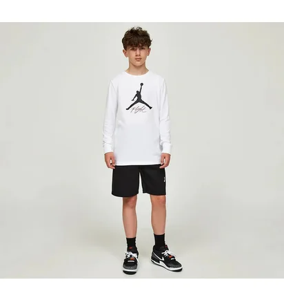 Лонгслів дитячий Air Jordan Baseline Flight White 85C892-001