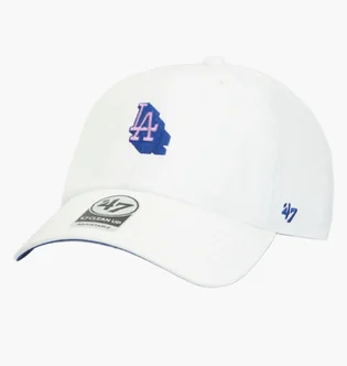 Кепка унісекс 47 Brand Los Angeles Dodgers Chop Shop White CHPCU12GWS-WHA