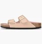 Тапочки женские BIRKENSTOCK Arizona Birko-Flor Beige/Pink 1031525