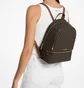 Рюкзак женский Michael Kors Rhea Medium Signature Logo Backpack Brown 35S5GRAB2B-BROWN-112874