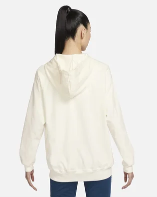 Толстовка жіноча Nike Nsw Jrsy Os Fz Hoodie Beige DM6415-133