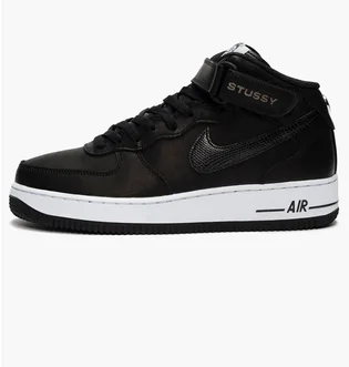 Кроссовки мужские Nike By Stüssy Air Force 1 Mid Sp Black Dj7840-001