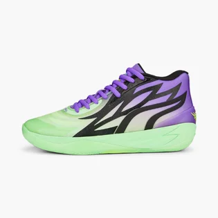 Кросівки унісекс Puma X Rick And Morty Mb.02 Basketball Shoes Green/Violet 377411-02