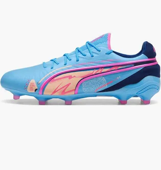 Бутси унісекс Puma King Ultimate Volume Up Fg/Ag Light Blue 108069-01