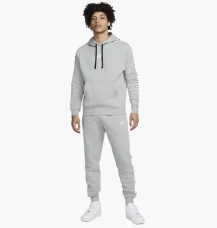 Спортивный костюм мужской Nike Essential Hooded Tracksuit Flc Grey DM6838-063